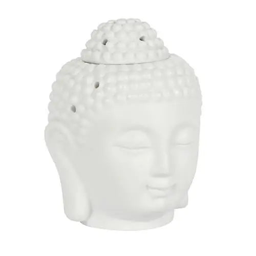 Brûleur Bouddha blanc