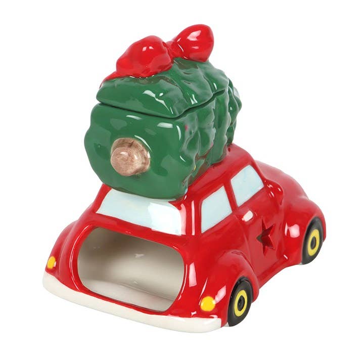 Brûleur d'huile Voiture Classique avec Sapin de Noël