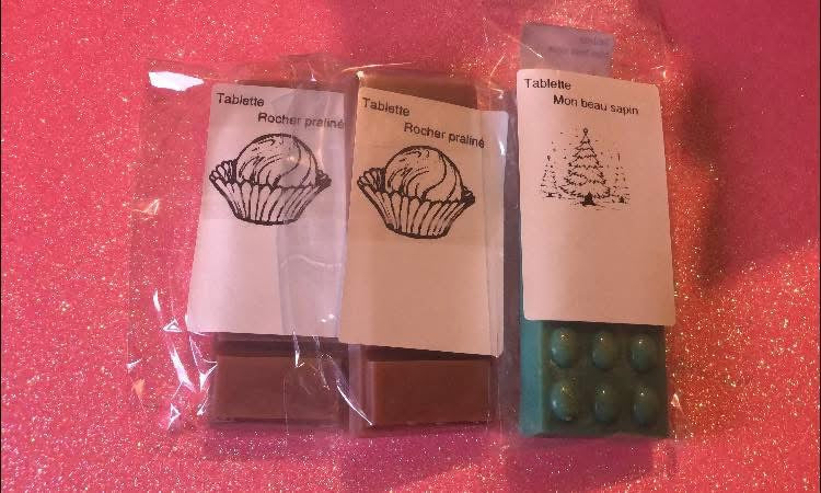 Tablette fondant Noël