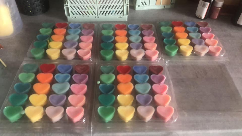 Coffret 20 fondants parfumés st Valentin