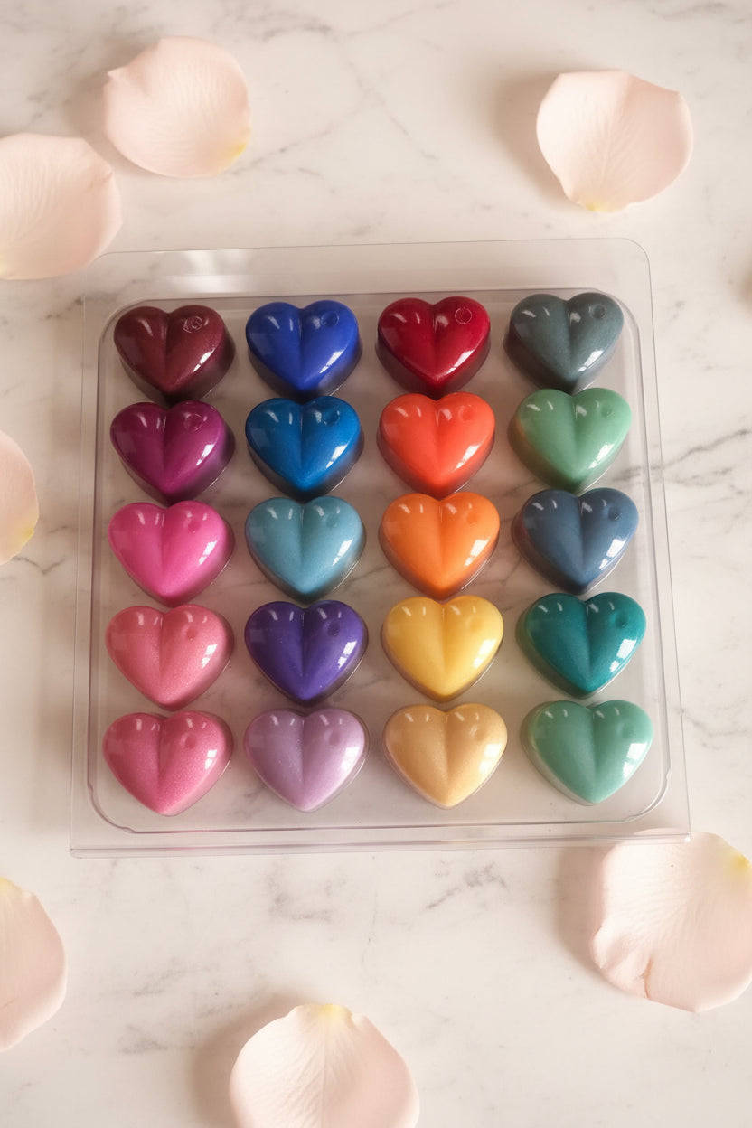 Coffret 20 fondants parfumés st Valentin