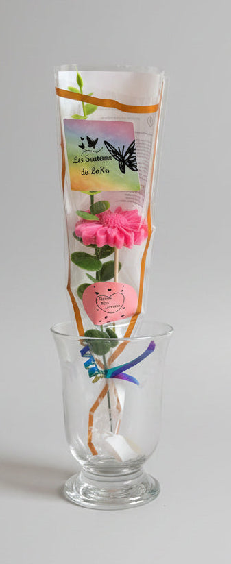 Fleurs individuelles en fondants parfumés