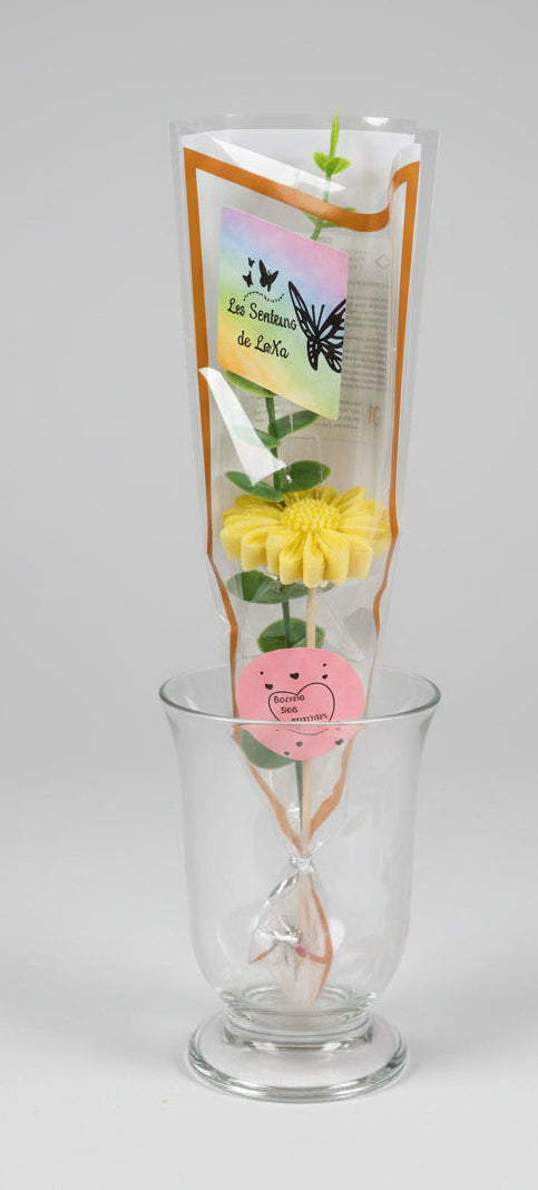Fleurs individuelles en fondants parfumés