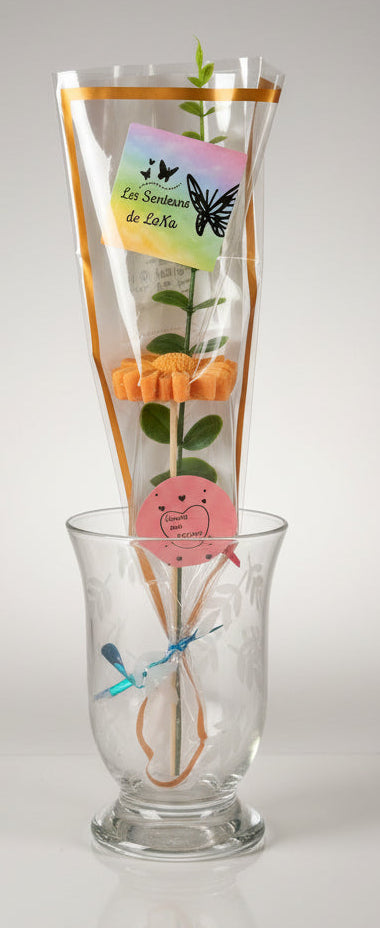 Fleurs individuelles en fondants parfumés