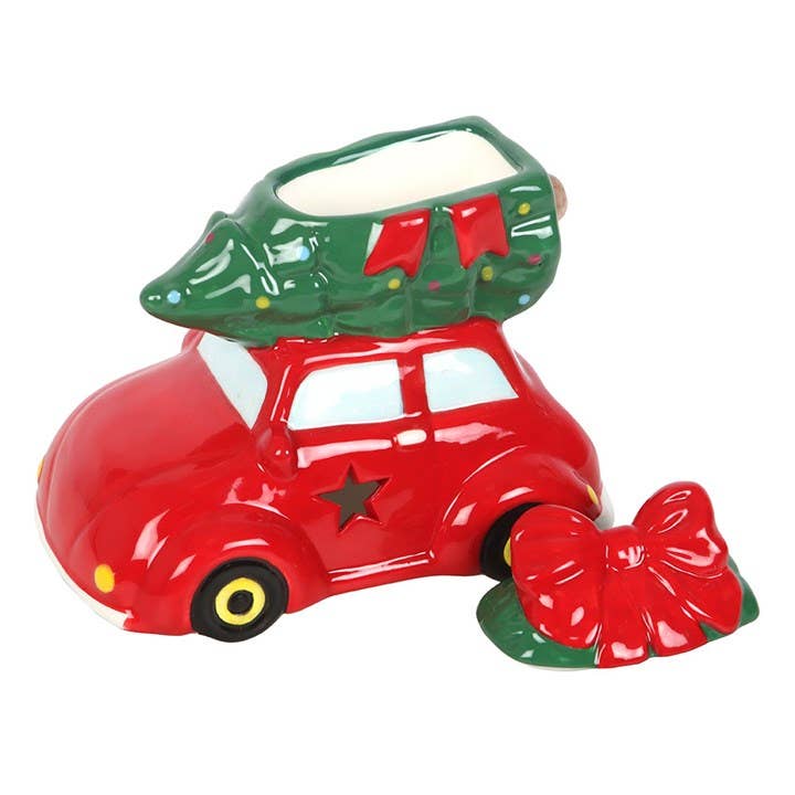 Brûleur d'huile Voiture Classique avec Sapin de Noël