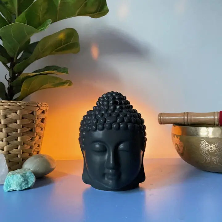 Brûleur Bouddha noir